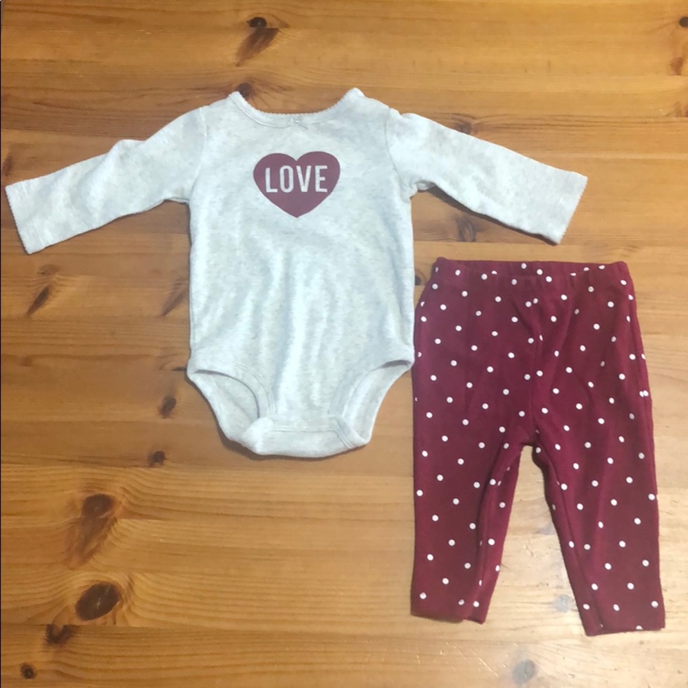 Long sleeve onesie and pants